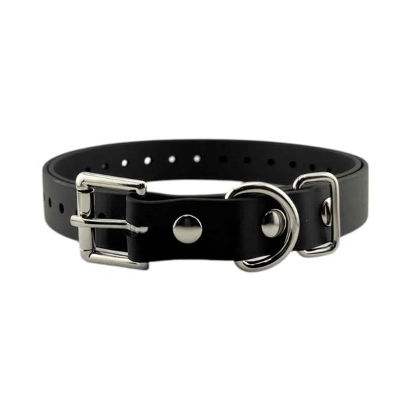 E-Collar Technologies 3/4" Black Biothane Collar